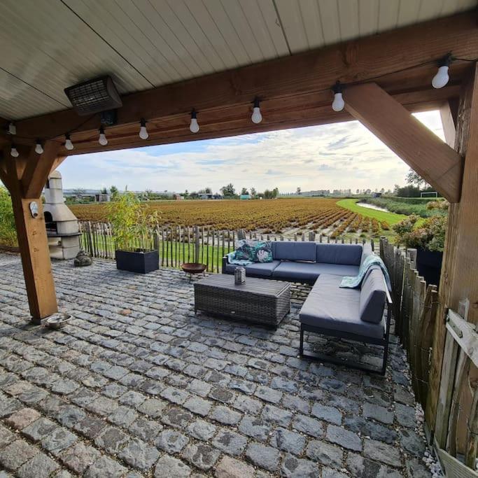 Wellness Chalet Met Jacuzzi, Sauna, Omheinde Tuin, Sint-Annaland Exterior foto